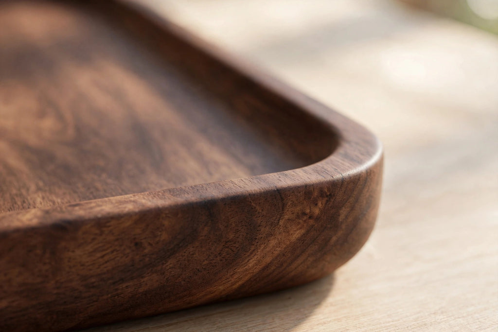 The Hartfield Tray - wood detail